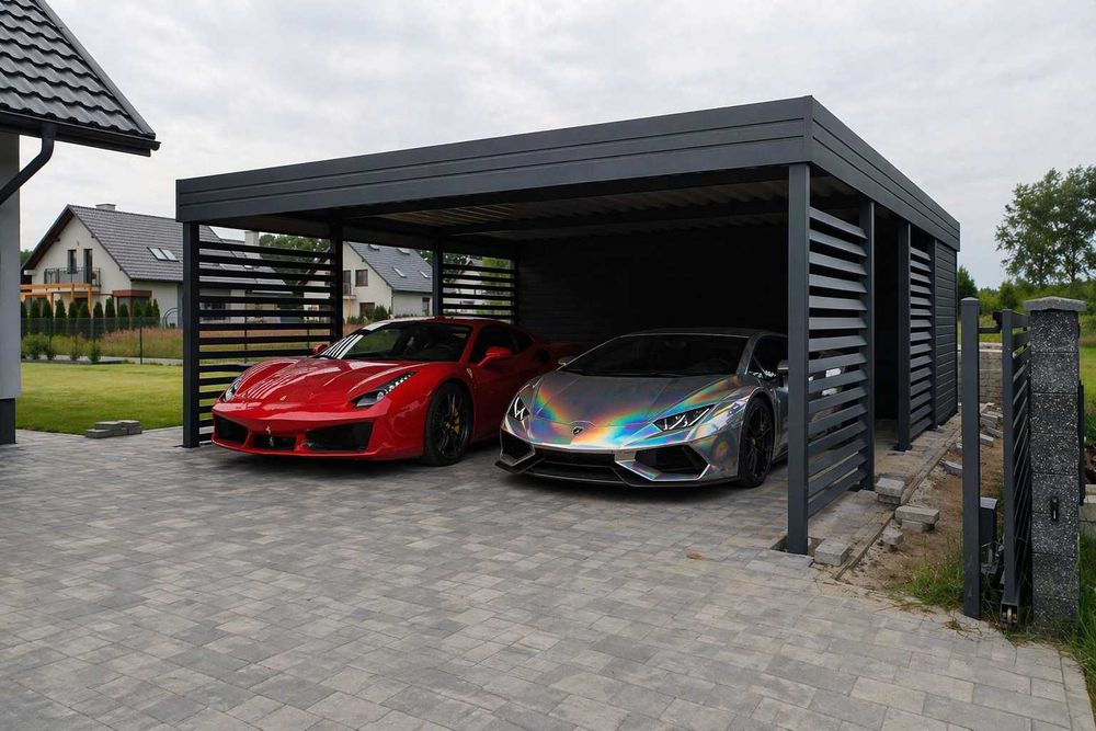 CARPORT z Pomieszczeniem Gospodarczym! Wiata na WYMIAR, zadaszenie