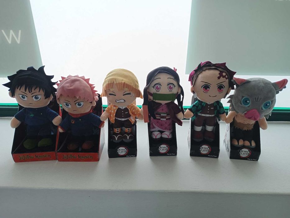 Novidade : Peluches Demon Slayer e Jujutsu Kaisen
