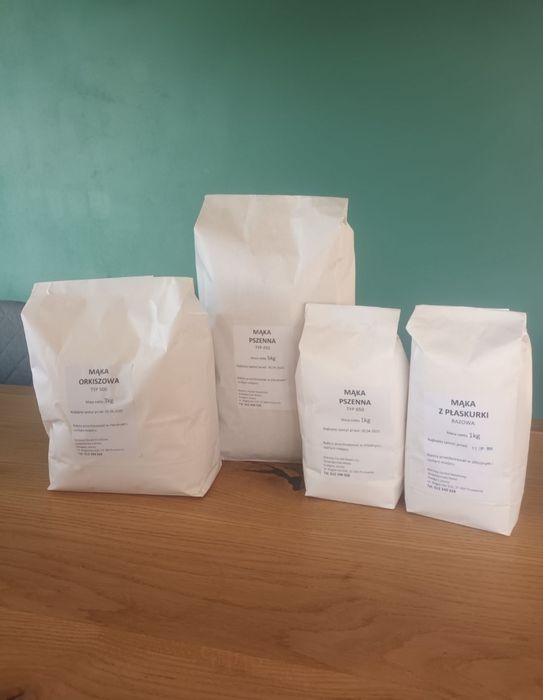 Mąka orkiszowa 1kg Krupczatka na kruche ciastka i ciasta Wysył
