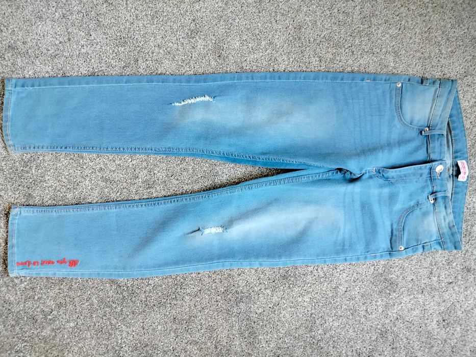 Jeansy spodnie Young style 152  proste 11-12 lat