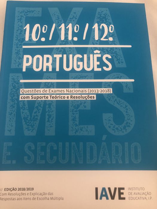 Livro IAVE Exames Português 2019