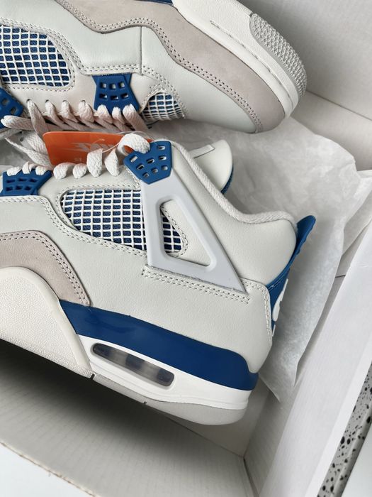 Оригинал Nike Air Jordan 4 Retro Military Blue ((FV5029 141) белие