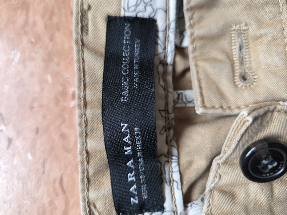 Spodnie chinosy Zara r. eu 30