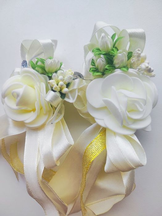 Набір Весільні бутоньєрки якісної ручної роботи