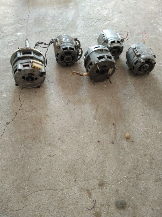 Продаю однофазні та трьохфазні двигуни з пральних машин різних обертів