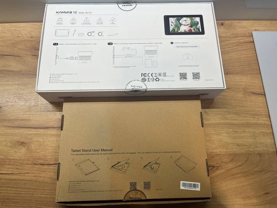 Tablet graficzny HUION Kamvas 12 +gratis podstawka o wartości 150zł