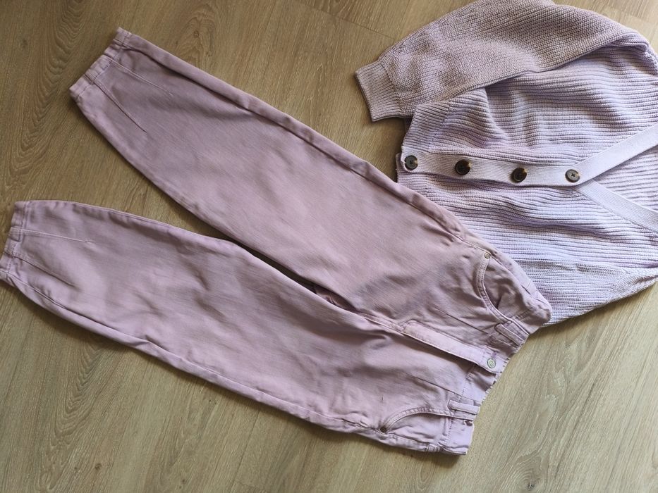 Стильний комплект набір костюм джинси штани кофта джемпер