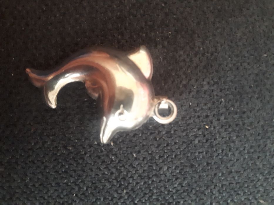 zawieszka delfin srebro próba 925