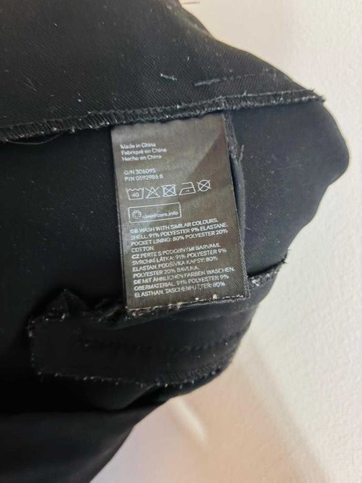 H&M Spodnie XS Czarny Poliester