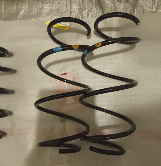 2 pares molas suspensão
