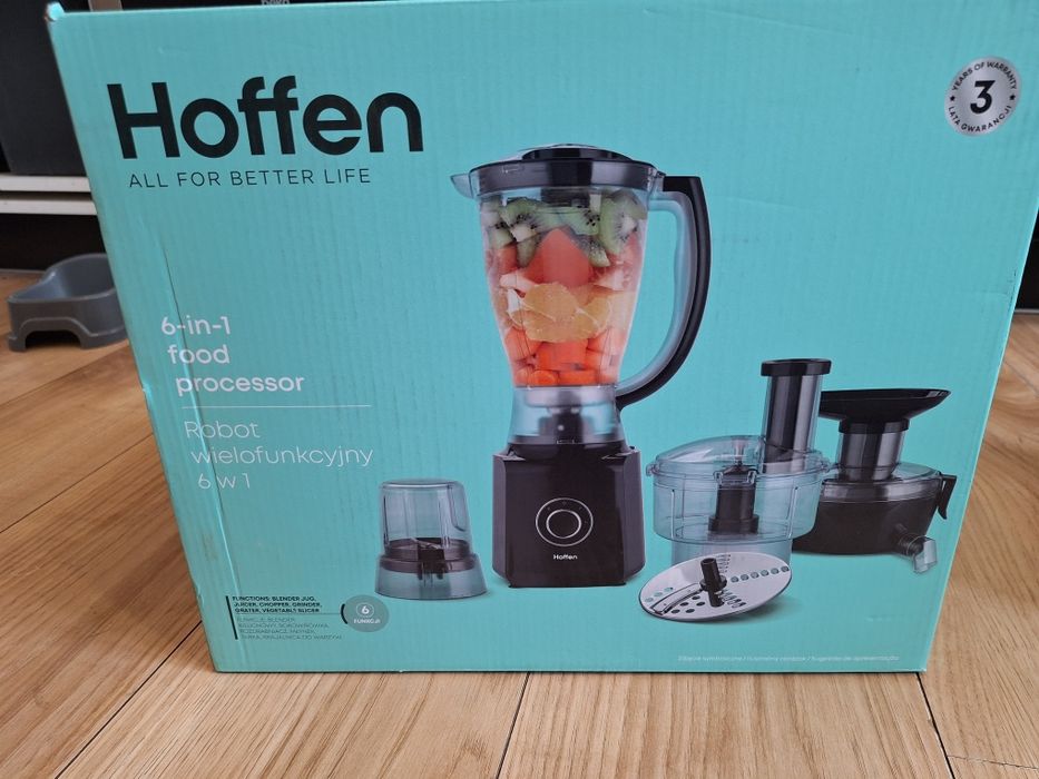 Robot wielofunkcyjne 6w1 blender kielichowy Hoffen.