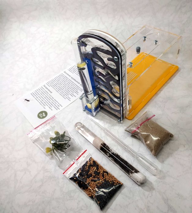 Муравьиная ферма (формикарий) вертикальная «AntTown» Комплект Космос