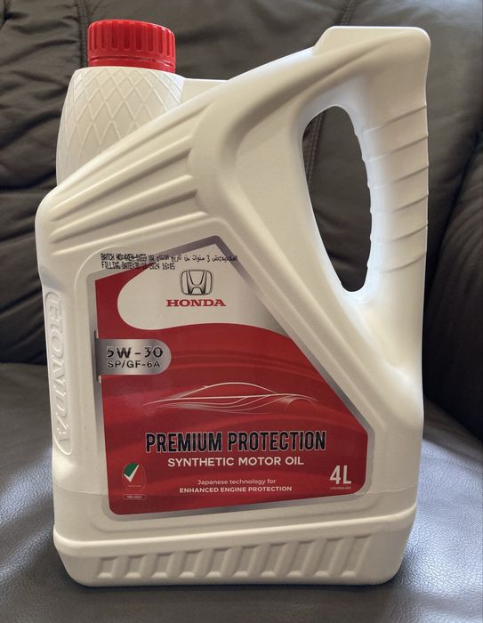 Масло моторное Honda 5W-30 API SP, ILSAC GF-6A 4л (100% оригинал)