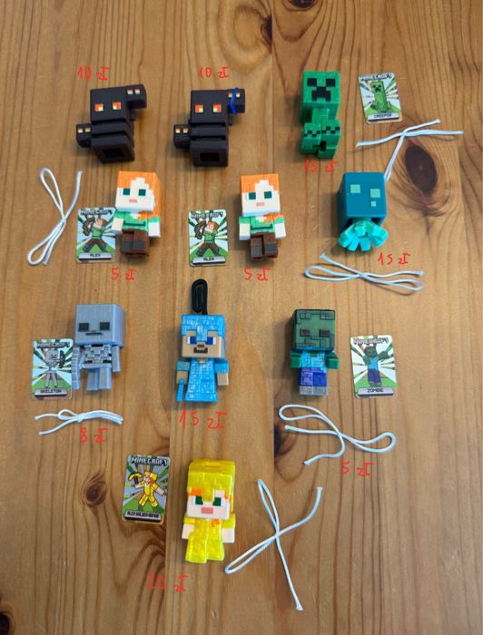 figurki minecraft