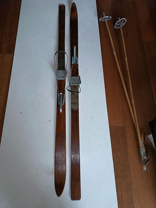 Narty drewniane stare 190 cm