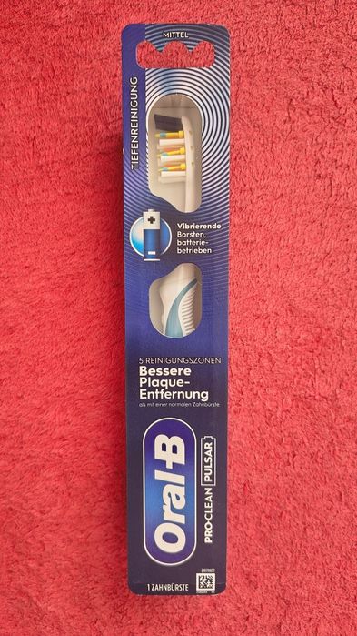 Szczoteczka elektryczna na baterie Oral-B Pulsar Pro-Clean, Nowa!
