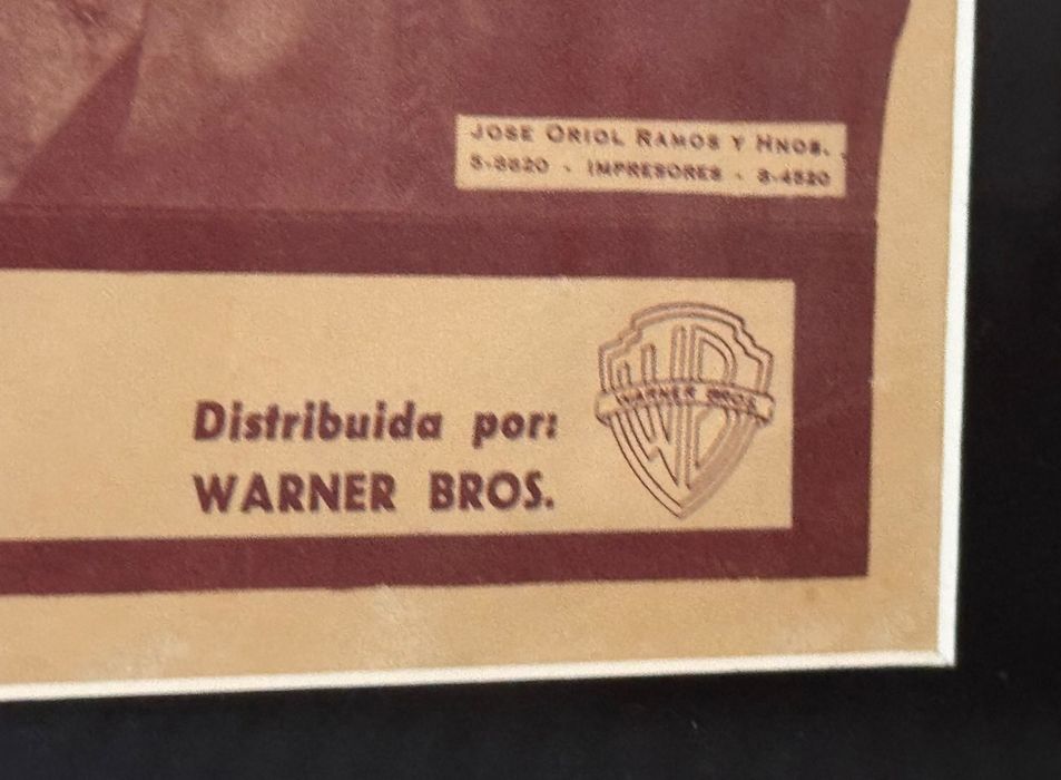 Kolekcjonerski plakat filmowy "El ladrón fantasma" (1950)