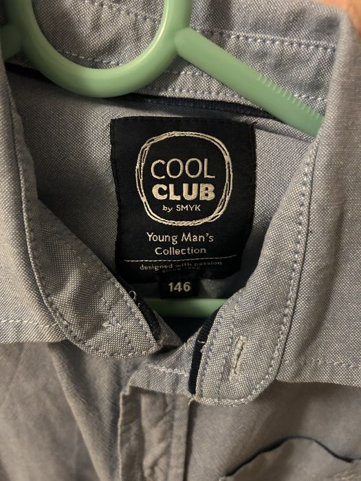 Koszula chłopięca CoolClub 146 błękitna