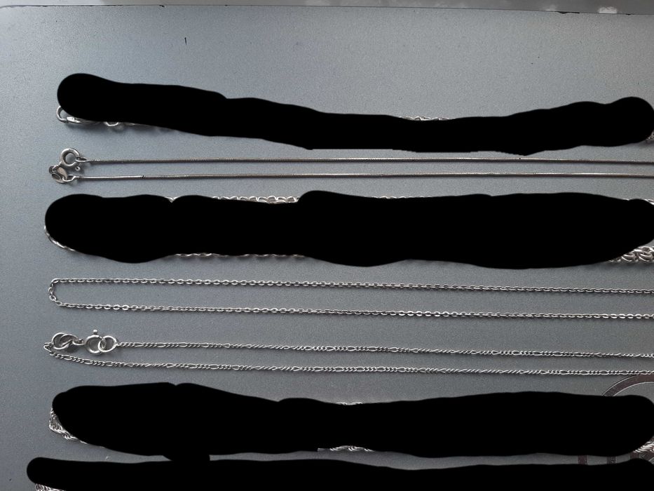 Цепочка, ланцюг, срібло. Б/у