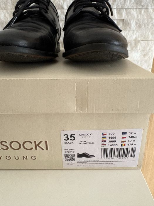 Buty skórzane Lasocki rozm. 35