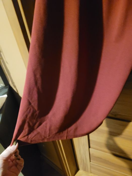 Spodnie damskie XL bordowe nowe