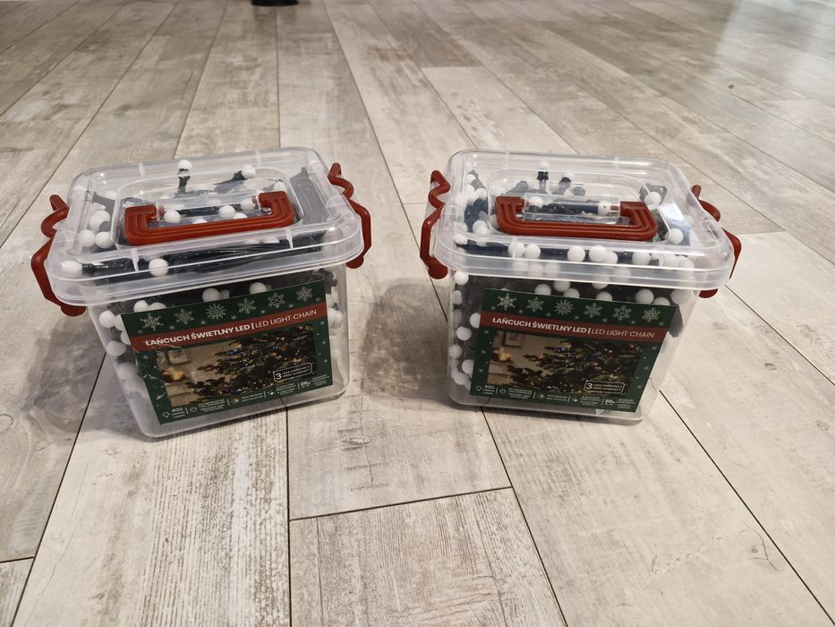 Nowe lampki choinkowe 400 led