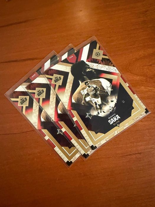 2025-26 TOPPS Gold UEFA Club Competitions Cartas de Futebol