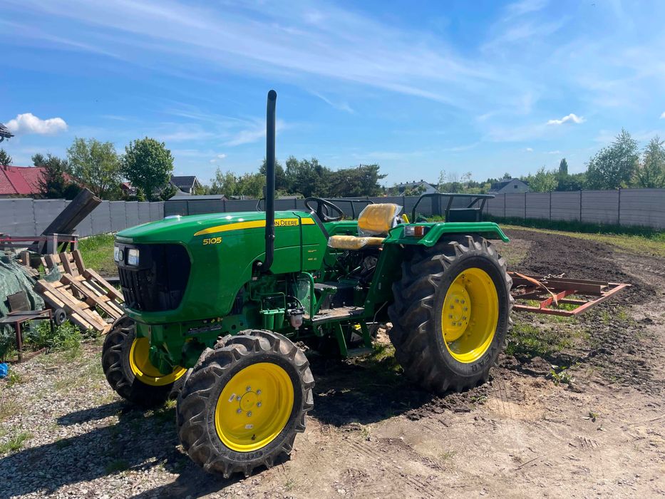 John Deere 5105 4x4 Komunalny wielkość jak Ursus C360 Sadowniczy 5050E Nie kubota, deutz, fendt mocny 40KM Szklarniowy, Ciągnik, traktor, traktorek