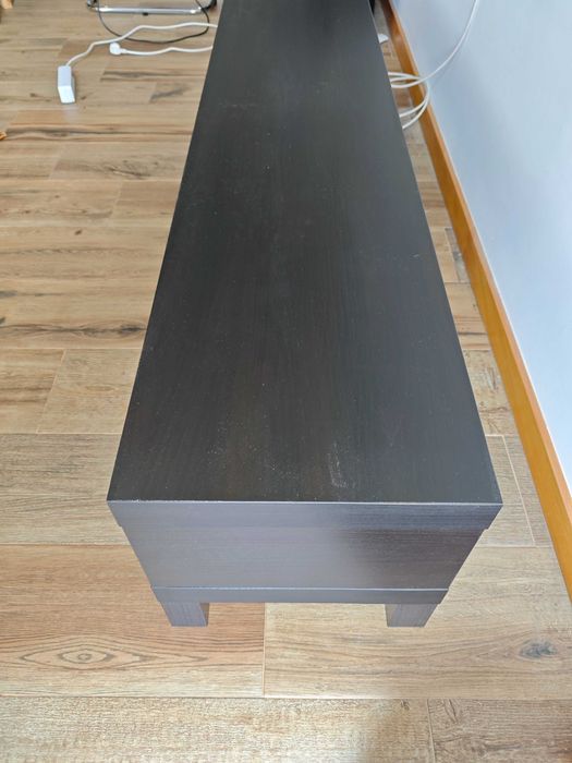 Móvel de TV IKEA LACK Preto / Castanho-Preto