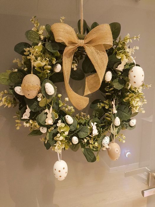 Wianek na drzwi, wianek dekoracyjny, wielkanocny