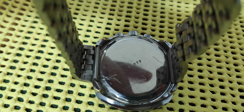 Relógio antigo MATY Besançon Submariner de corda manual 42mm