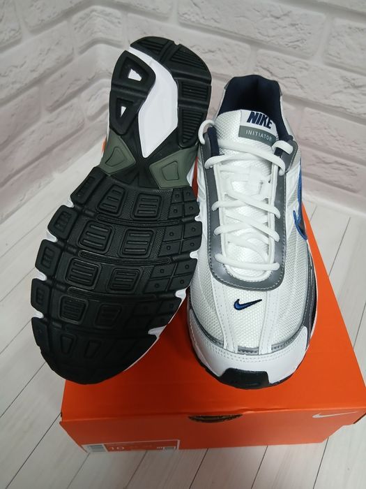 Чоловічі кросівки  Nike Initiator 394055-101 40 Білий/Сірий.42 42,5 43 44 44,5 45 45,5  .