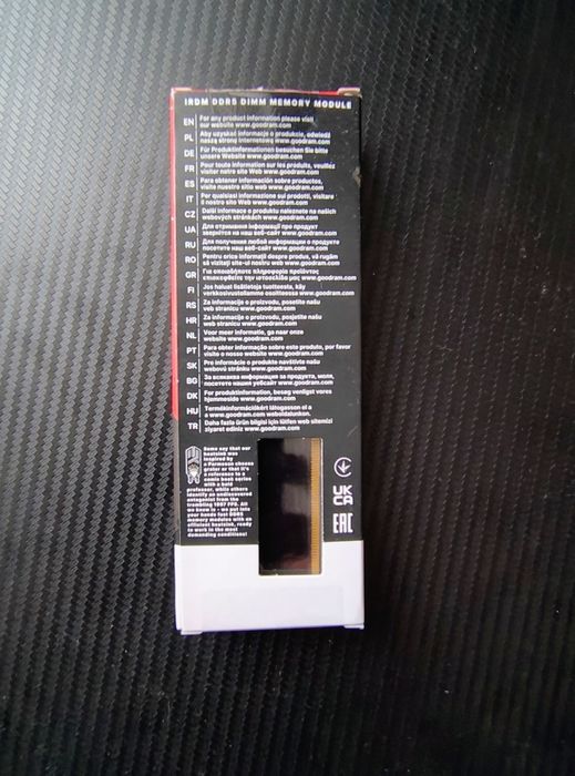 Ram ddr5 32gb (2*16gb) 6000mhz cl30 od goodram'a