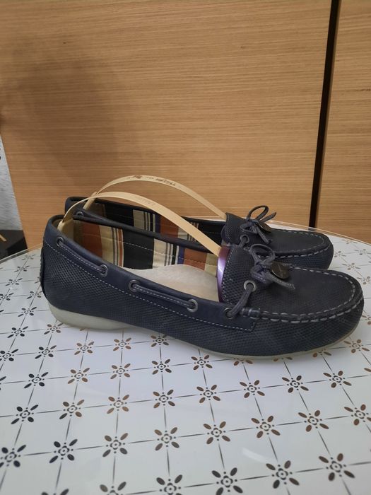 Wygodne mokasyny Tamaris, skóra naturalna r.37