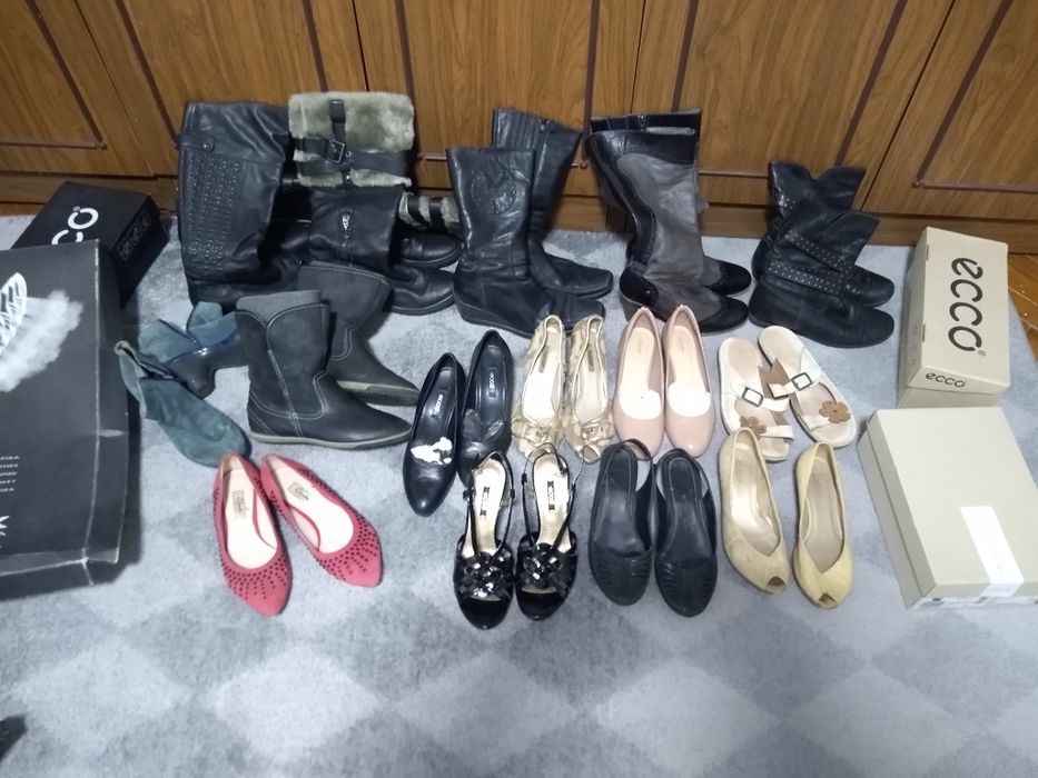 Ecco, Geox, Clarks, Braska, Camper, Mexx лот обуви 35,5-36 размер