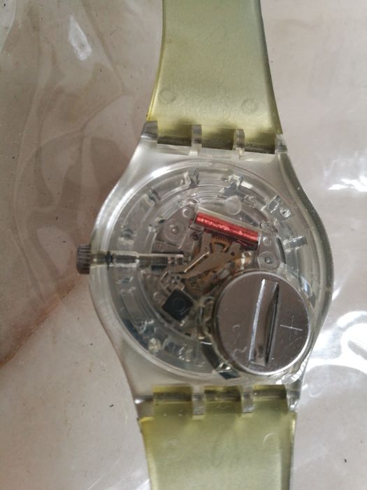 Relógio Swatch raro coleção Arquiteto Siza Vieira Rio Douro Prata novo