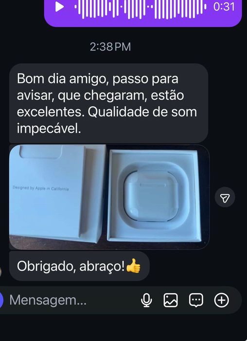 Airpods 4 ANC Versão COM cancelamento de ruído