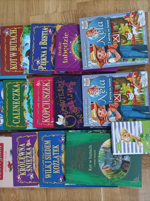 Książki my Little pony, Martynka, kopciuszek, calineczka i inne