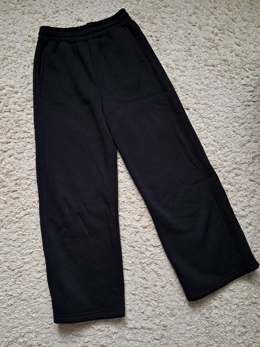 Штани палаццо на флісі, розмір М