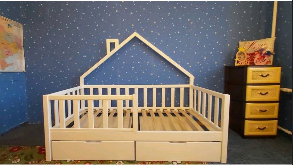 Дитяче ліжко будиночок ліжечко домік будинок вігвам Детская кровать