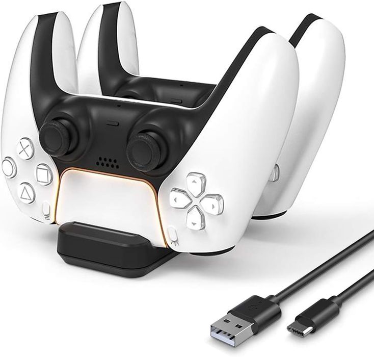 Ładowarka Podwójna Stacja Dokująca Ładująca USB PS5
