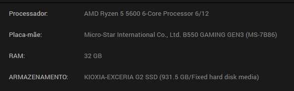 PC Gaming Ryzen 5 5600 + RX 7700 XT 12GB + 32 GB RAM + 1TB SSD
