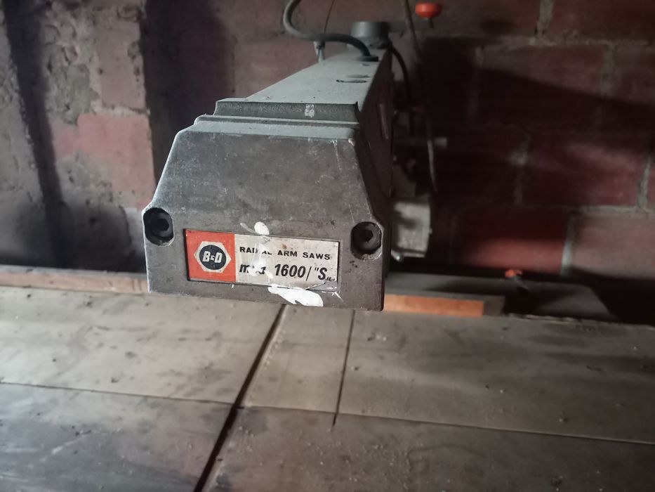Serra de Braço Radial Vintage DeWalt / Black & Decker - Trifásica