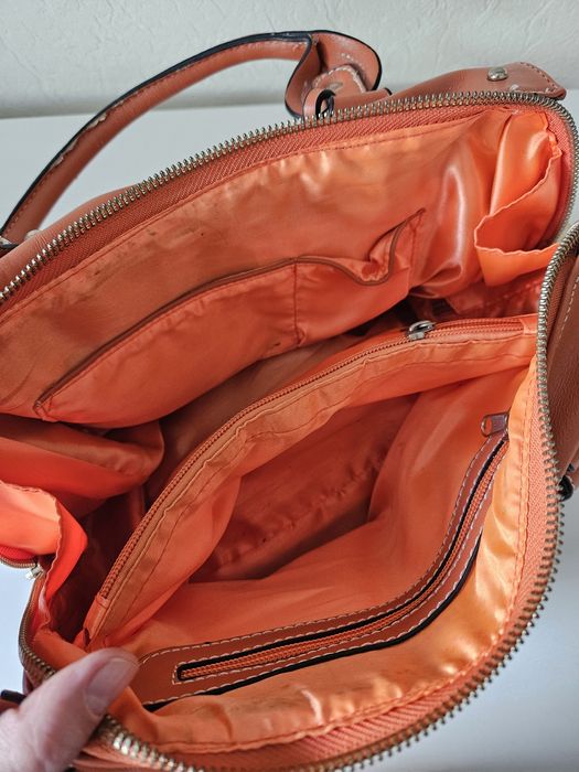 Сумка женская рыжая