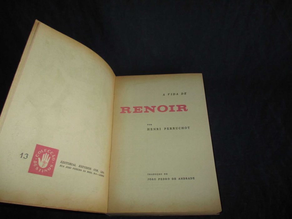 Livro A Vida de Renoir Henri Perruchot