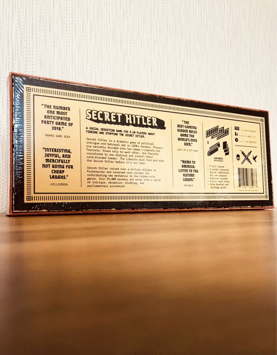 ХіТ! Secret Hitler Big Box (Таємний Гітлер, Секретний Гітлер) УКРАЇНСК