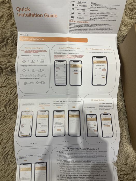 Підсилювач Усилитель Wifi роутер 2.4G 300Mbps