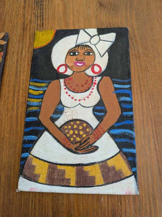 pintura caribenha Decoração
