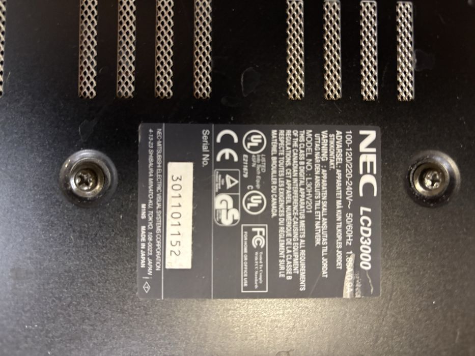 монітор NEC LCD3000