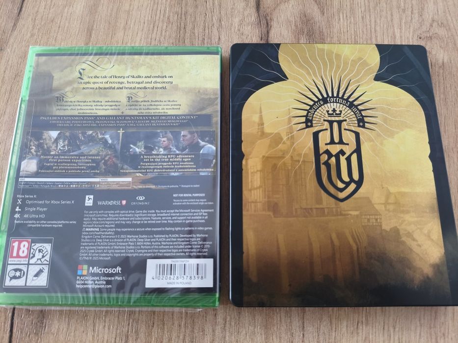 Kingdom Come Deliverance II Gold Edition + Steelbook  Xbox
